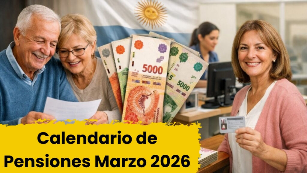 Calendario de Pensiones Marzo 2026: Fechas Oficiales de Pago para Jubilados y Pensionados en Todo el País