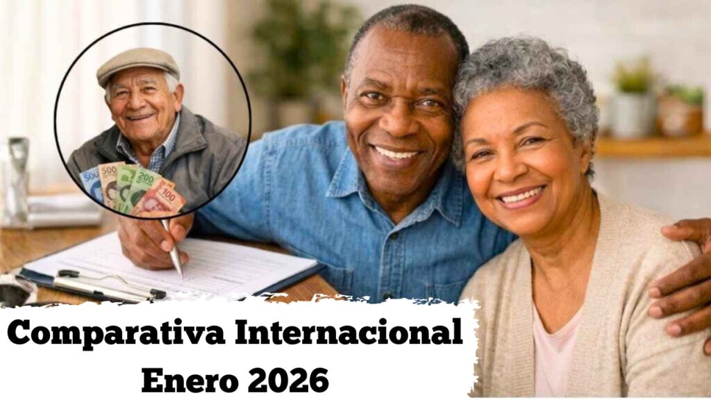 Comparativa Internacional Enero 2026: pensiones en Argentina, México, España y Colombia – quién gana más y cuándo se paga