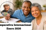 Comparativa Internacional Enero 2026: pensiones en Argentina, México, España y Colombia – quién gana más y cuándo se paga