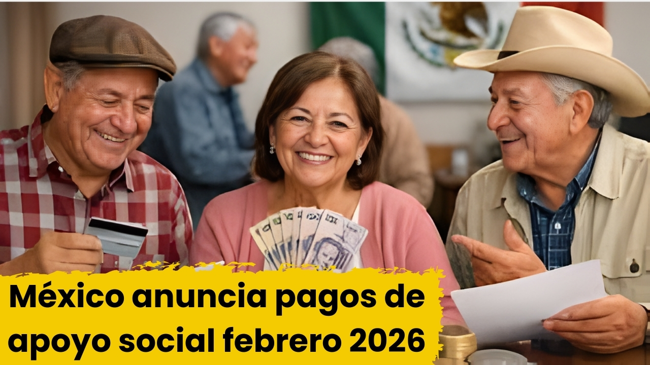 México anuncia pagos de apoyo social febrero 2026: Beneficios de hasta $3,000 y requisitos clave