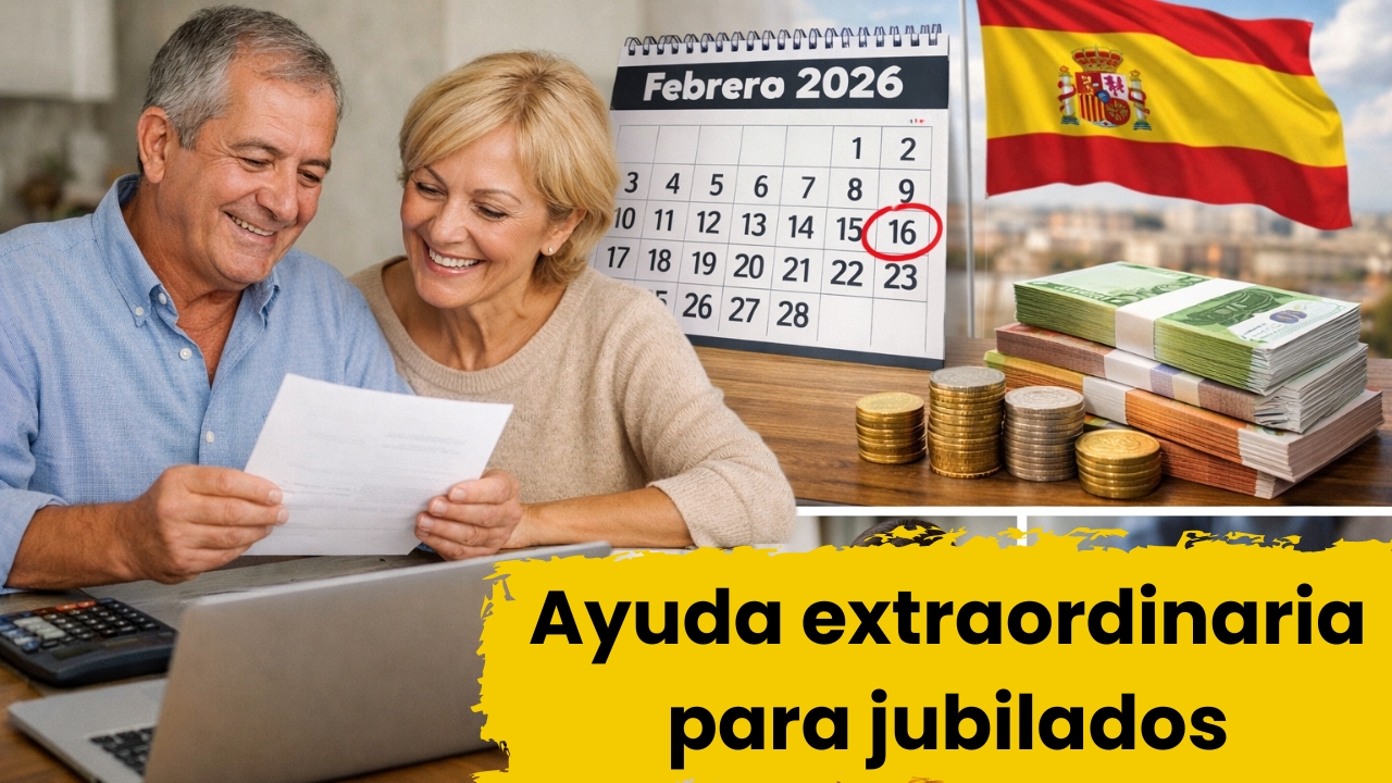 España: Ayuda extraordinaria para jubilados – calendario de pagos enero-febrero 2026