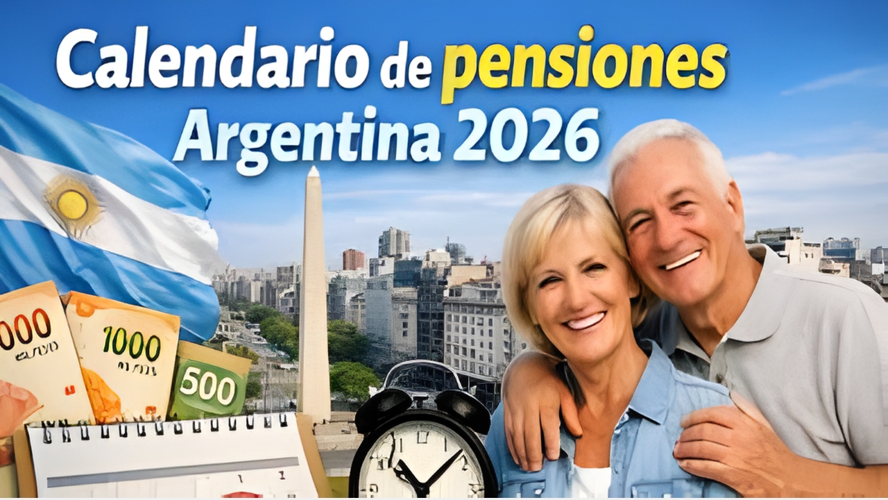Argentina: Calendario de Pensiones Enero 2026 – Quién cobra, cuánto y cómo inscribirse